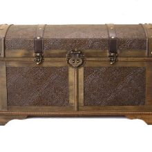 Styled Shopping Nostalgic Large Wood Storage Trunk Wooden Treasure Chest
