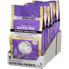 Reefer-Galler Moth-Tek Snowhite Lavender Scented Moth Ball Packets