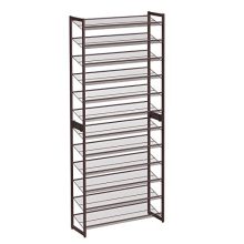 SONGMICS 12-Tier Shoe Rack, Set of 2 Stackable 6-Tier Shoe Organizers