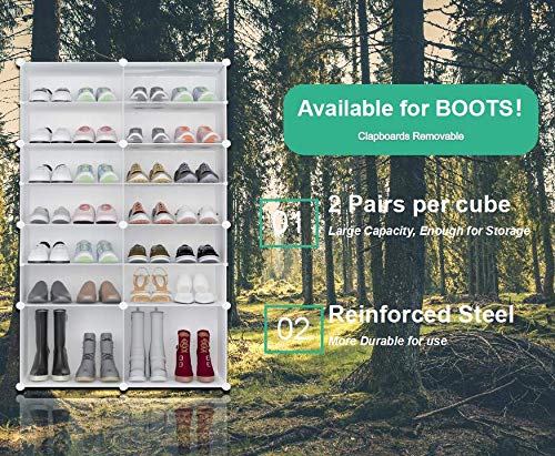 JOISCOPE Portable Shoe Storage Organzier Tower