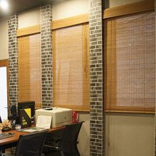 CHAXIA Roller Blind Bamboo Shade Anti-Moth Damp-Proof Outdoor