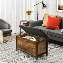VASAGLE COPADION Storage Bench, Flip Top Storage Ottoman and Trunk