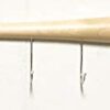 Coat Rack Wall Mount Baseball Bat Cap Hat Towel Jersey Display