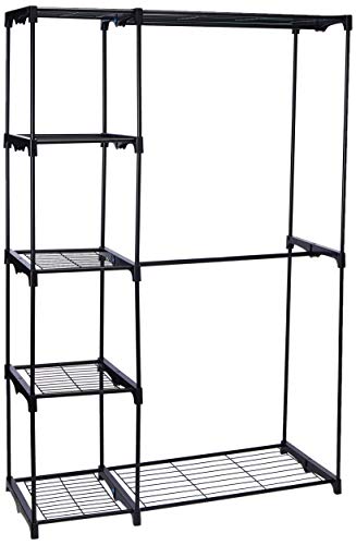 Whitmor Deluxe Double Rod Freestanding Closet Heavy Duty Storage