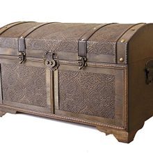 Styled Shopping Nostalgic Large Wood Storage Trunk Wooden Treasure Chest
