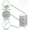 mDesign Modular Closet Organizer System Storage Unit