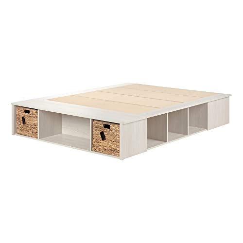 South Shore Avilla Queen Storage Bed with Baskets