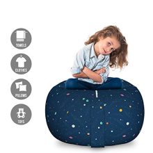 Lunarable Outer Space Storage Toy Bag Chair, Solar System