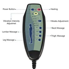 Esright Massage Recliner Chair Heated PU Leather Ergonomic Lounge