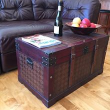 Styled Shopping Brooklyn Park Large Wood Storage Trunk Wooden Treasure Chest