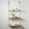 Boutiquemall Swing Rope Floating Shelves, Farmhouse Rope Hanging Shelves