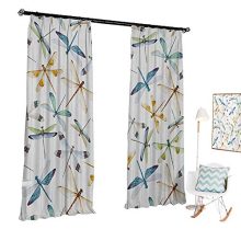 Dragonfly Sun Protection Insulated Bedroom Living Room Curtain