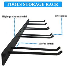 FRMSAET Wall Mount Rack Hook Space Saver Garden Tool Organizer