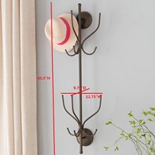 Kings Brand Furniture - Nino Metal 12 Hook Wall Mount Coat & Hat Rack
