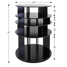 DL furniture - 4 Tier Rotated Shoe Rack Organizing Rack Entryway Storage Shelf