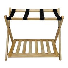 Diamond Home Hotel-Style Folding Luggage Rack: Elevate Your Guest Experience with Style and Convenience