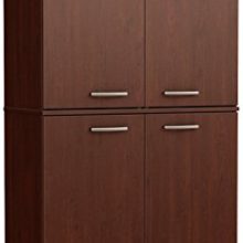 South Shore Axess Tall 4-Door Storage Cabinet with Adjustable Shelves