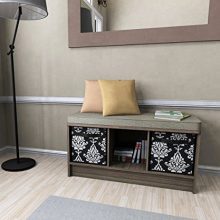 ClosetMaid Cubeicals 3-Cube Storage Bench, Natural Gray