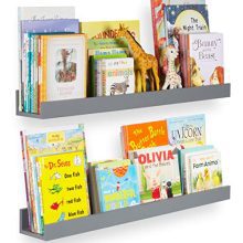Wallniture Denver 34" Wall Mount Kids Bookshelves