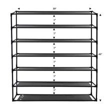 Jerry & Maggie - 7 Tier Shoe Rack Detachable Non-Woven Waterproof
