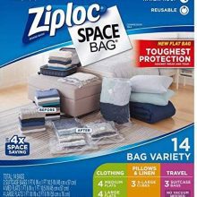 Ziploc Space Bag 14 Bag Variety