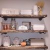 Industrial Floating Shelves Wall Shelf - Floating Shelves Wood Wall Mounted