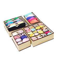 Corgy 4PCS Underwear Organizer Storage Box Drawer Divider