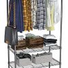 VIPEK 4 Tiers Wire Garment Rack Heavy Duty Clothes Rack Portable Clothes