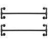 SONGMICS Wall-Mounted Clothes Rack, Set of 2
