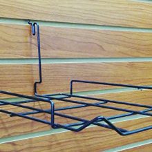 Black Multi Fit Cap Display - Hat Rack for Slatwall