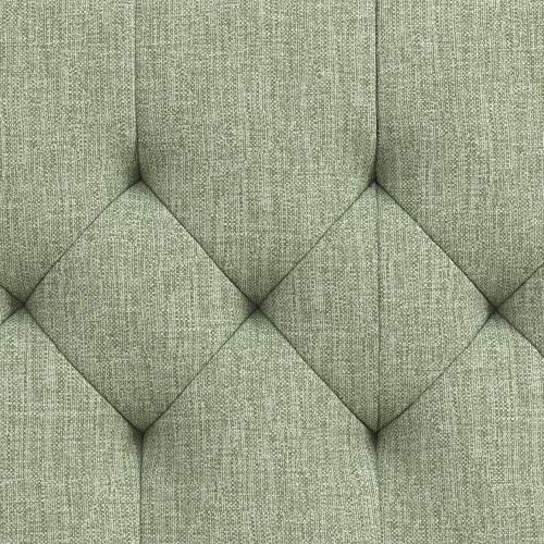 Novogratz Her Her Majesty Bed, King, Light Green