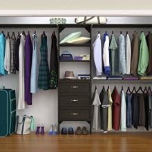 ClosetMaid SuiteSymphony Closet Organizer with Shelves and 3 Drawers
