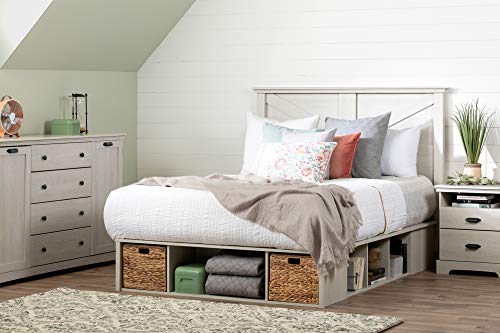 South Shore Avilla Queen Storage Bed with Baskets