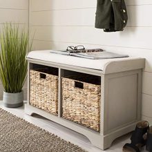 Safavieh American Homes Collection Freddy Brown Wicker Storage Bench