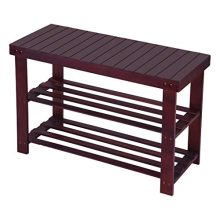 Tidy Up Your Entryway – Denzar 3-Tier Bamboo Shoe Rack with Cushion Seat