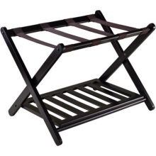Winsome Reese Luggage Rack with Shelf