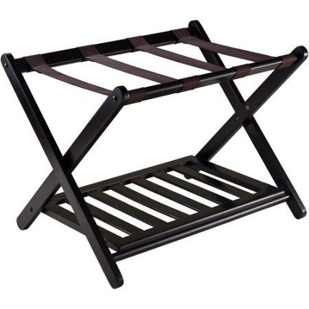 Winsome Reese Luggage Rack with Shelf