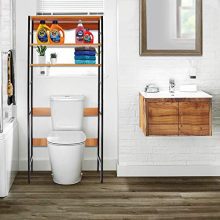 DL furniture - Bathroom Storage Shelf Over Toilet Space Saver