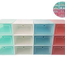 Laitemo Shoe Box,Clear Stackable Storage Shoe Box Organizer