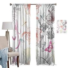 SONGDAYONE All Season Insulation Country Decor Privacy Protection Floral