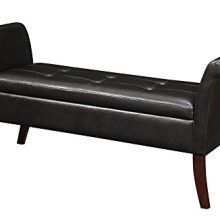 Convenience Concepts Designs4Comfort Garbo Storage Bench, Espresso