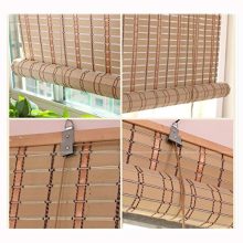 FECTY Bamboo Curtain Furnished Blackout Roller Blind