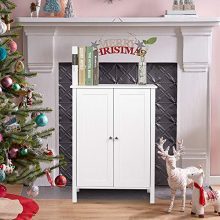 Bonnlo Bathroom Cabinet Free Standing Floor Storage