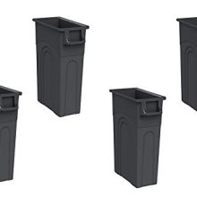 United Solutions Highboy Waste Container, Pack of 4