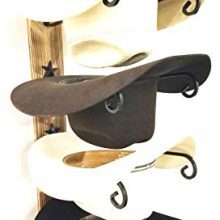 Mark Christopher Collection American Made Cowboy Hat Holder Charred Wood