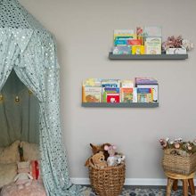 Wallniture Denver 34" Wall Mount Kids Bookshelves