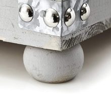 Central Style Cushion Seater Trunk - Light Gray with Natural Cushion