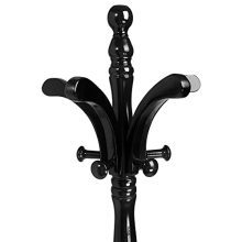 Mind Reader Hook Free Standing Wood Coat Rack