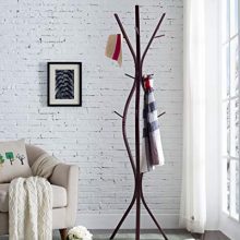 Kings Brand Furniture - Corbet Metal 12 Hook Standing Coat & Hat Rack