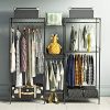 VIPEK 5 Tiers Wire Garment Rack Heavy Duty Clothes Rack Portable Clothes